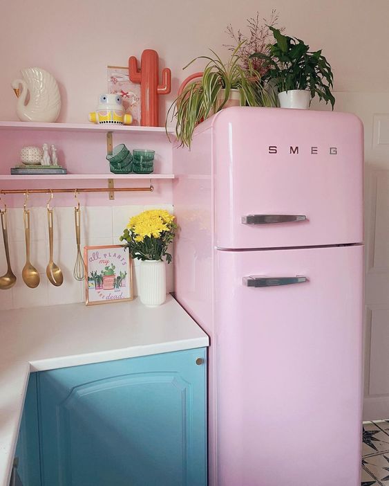SMEG : Réfrigérateur Couleur Style années 50
